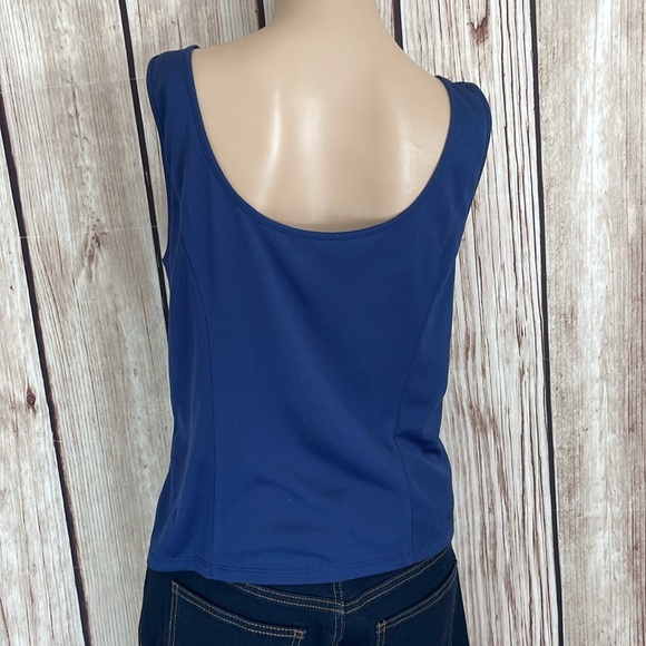 JS Collections Blue Tank - Size 10 - Picture 3 of 7